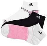Adidas Women's Superlite Climacool Low Cut Socks -Black/White/Pink