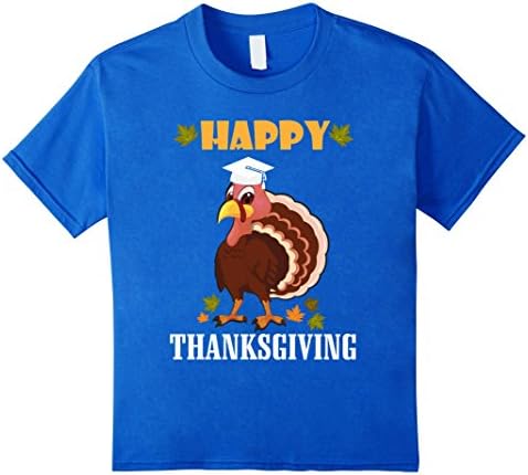 Kids Lawyer Turkey Costume Happy Thanksgiving Funny T-Shirt 12 Royal Blue