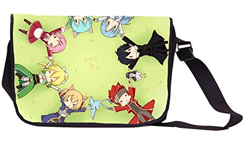 Siawasey Sword Art Online Anime Kirigaya Kirito Messenger Bag Backpack Shoulder Bag - Image 171