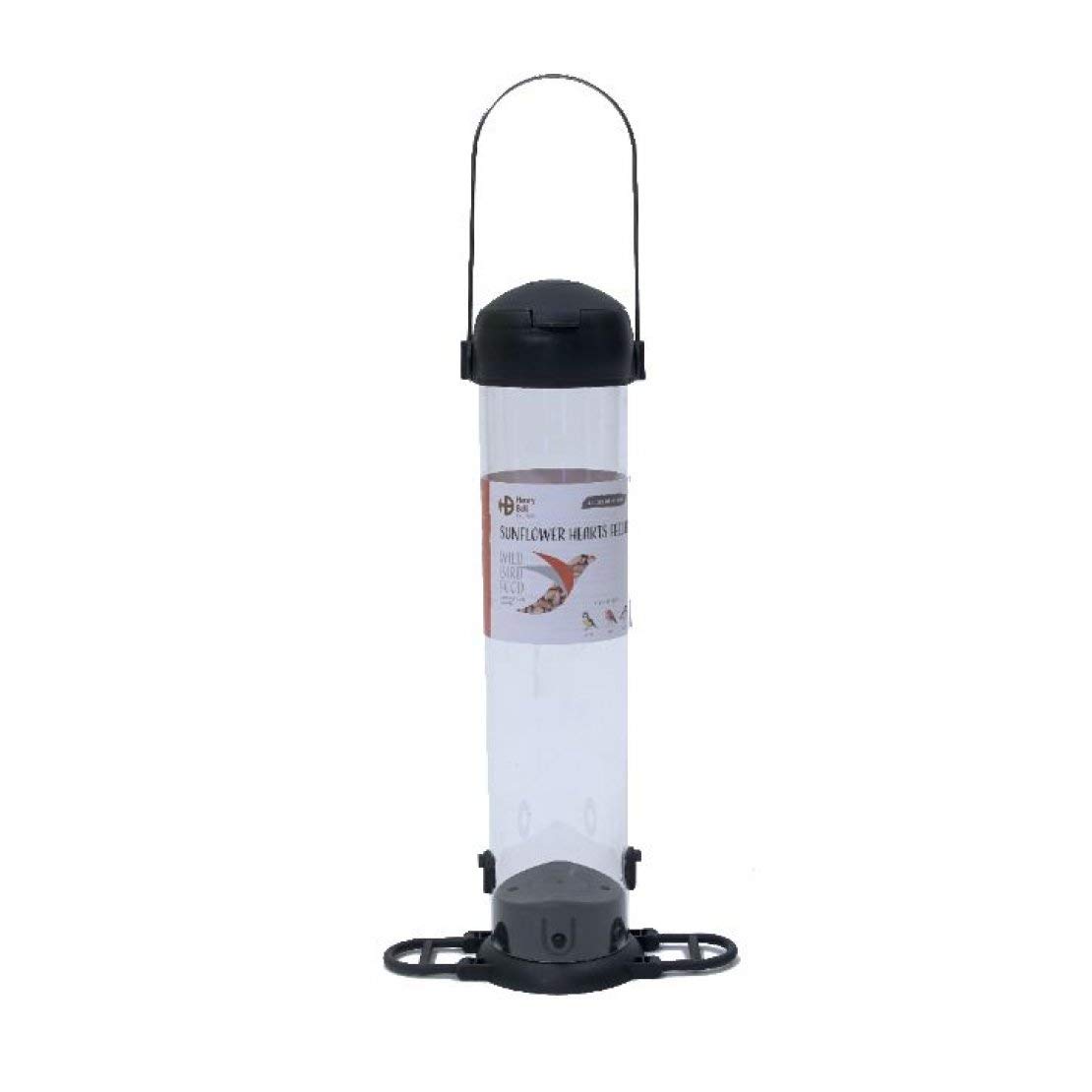 Henry Bell Essential Plus Sunflower Hearts Feeder clear