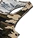 YJWAN Womens Camouflage Casual T Shirt Camo Sleeveless Tanks Top Vest and Short (M, Vest)