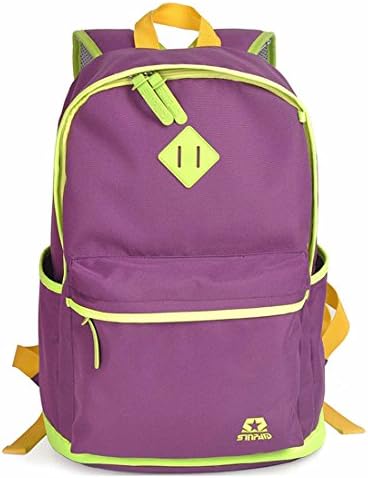 Sinpaid Casual Vintage Backpack Daypack 14'' Laptop Computer Bag College School Backpack Waterproof Backpack