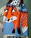 Cozy Design Women's Winter Knitted Scarf with Fox Pattern