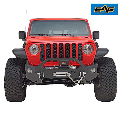 EAG Rock Crawler Front Bumper with Fog Light Holes Fit for 20202022 JT Gladiator Pricepulse