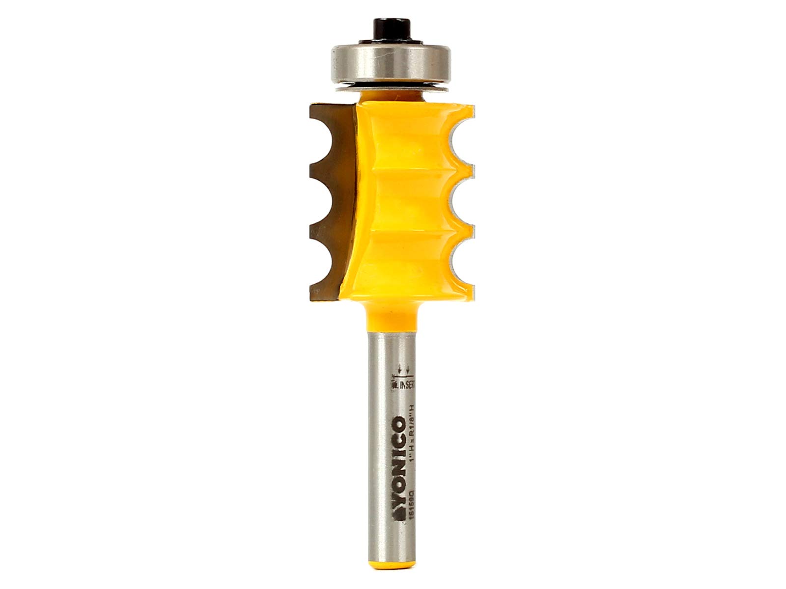 Yonico 16159q 1/8-Inch Radius Triple Bead Furniture Trim & Molding Router Bit 1/4-Inch Shank