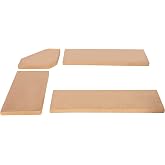 Linon Henry Cushion Beige Microfiber Nook NOT Included Cusion Set, Beige, 4 Piece Set