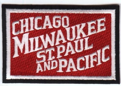 Railroad 100% Embroidered Patch Collectible - Chicago Miluakee St. Paul and Pacific