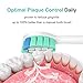 Senyum Optimal Plaque Control Replacement Toothbrush Heads, Compatible with all Snap-on Philips Sonicare Electric Toothbrushes, Fits for C2, HX6250 and others (8 Pack)