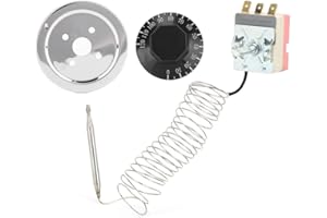 Universal Thermostat Switch Controller,0 120??C Temperature Control Thermostat Radiator Fan Switch Universal Auto Parts