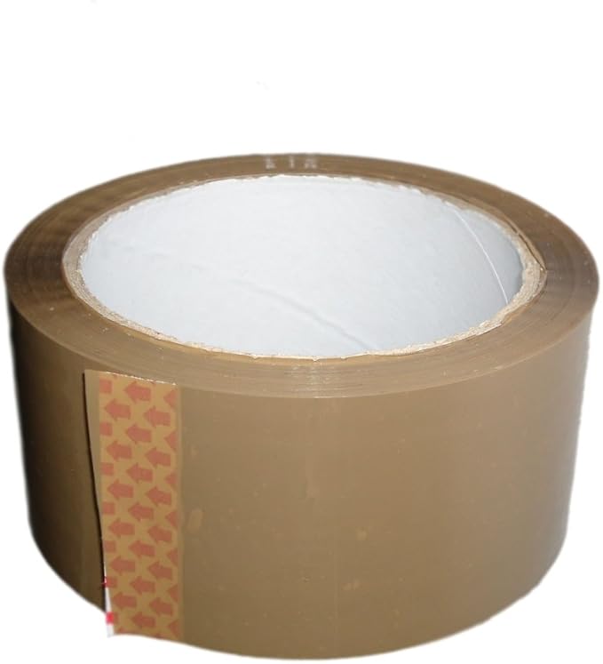 Brown Tape 48mm Rolls Packaging Parcel Strong Tape Sellotape Packing 2