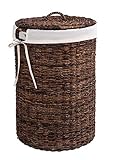 BIRDROCK HOME Abaca Laundry Hamper with Liner