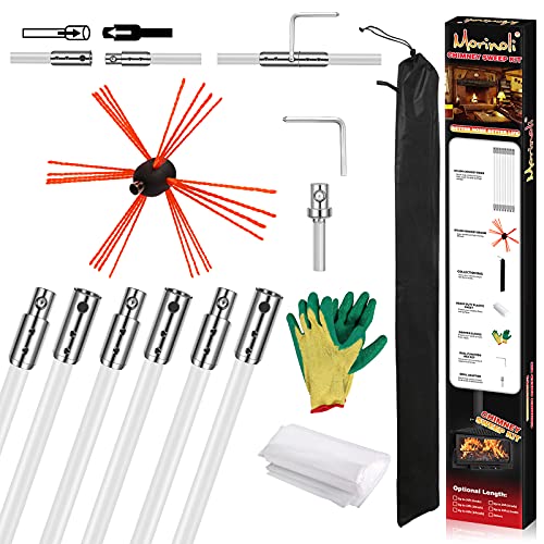 Morinoli Professional Chimney Cleaning Brush Cleaning Sweeping Tool