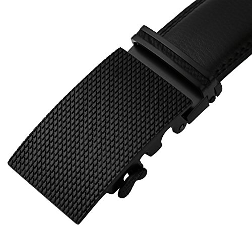 Dante Men's Real Leather Ratchet Dress Belt with Automatic Buckle-Elegant Gift Box(55-0030)