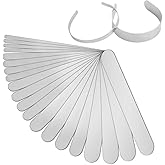 OLYCRAFT 25Pcs Bracelet Blanks Stainless Steel Bangle Blanks 5 Sizes 6.3 Inch Long Steel Bracelet Inner Core Bracelets Customizing Bangle Matreial for Stamping and DIY Jewelry Making