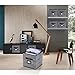 Onlyeasy Cloth Storage Bins - Foldable Cubes Organizer Container Basket Drawers with Leather Handles and Label Holders for Bedroom Closet Toys Cubby Bookcase, 10.5