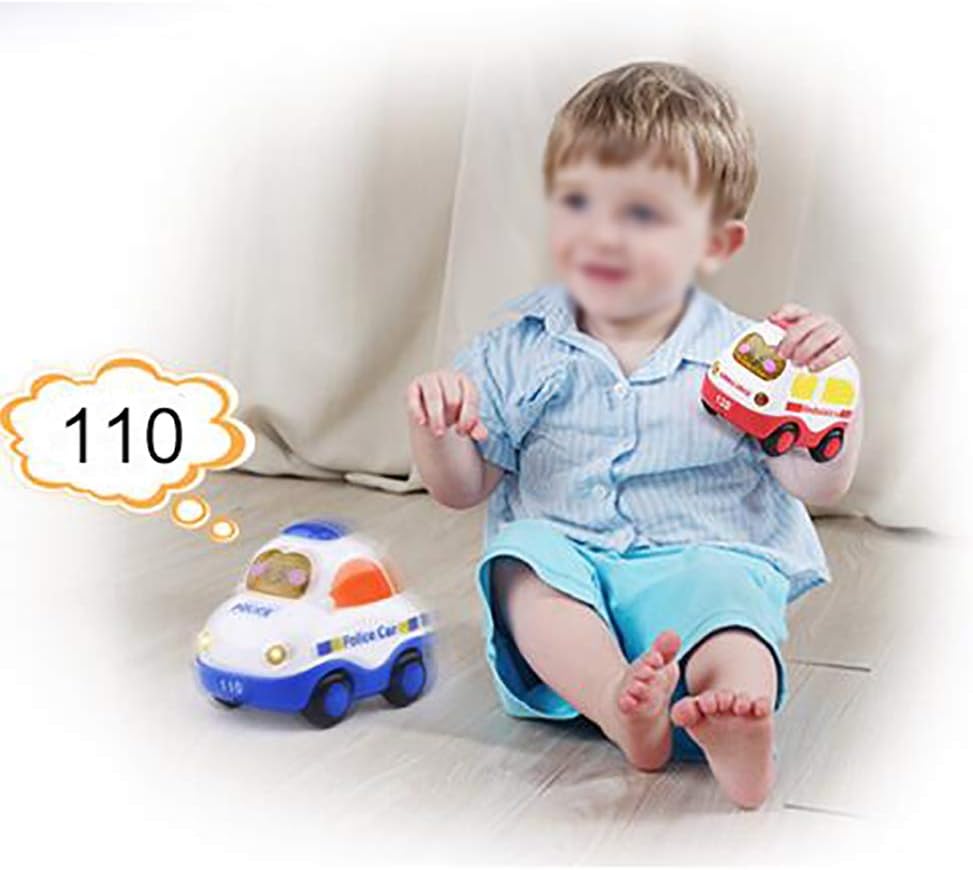 Ouken 1pc Cute Dessin Anime Bebe Voiture Jouet Son Et Legere Inertie Musique Petite Voiture Jouet Camion De Pompiers Jouets D Eveil Et 1er Age Bebe Puericulture Dwteam In