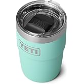 YETI Rambler 8 oz Stackable Cup, Stainless Steel, Vacuum Insulated Espresso Cup with MagSlider Lid | Vacuum Insulated, MagSlider Lid