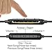 X-Best Customed Wood in-Ear Earphones with Microphone, Premium High Definition Dynamic Crystal Sound，Stereo Bass Earbuds, Noise Isolating Headphone with Volume Control for iOS Android Devices