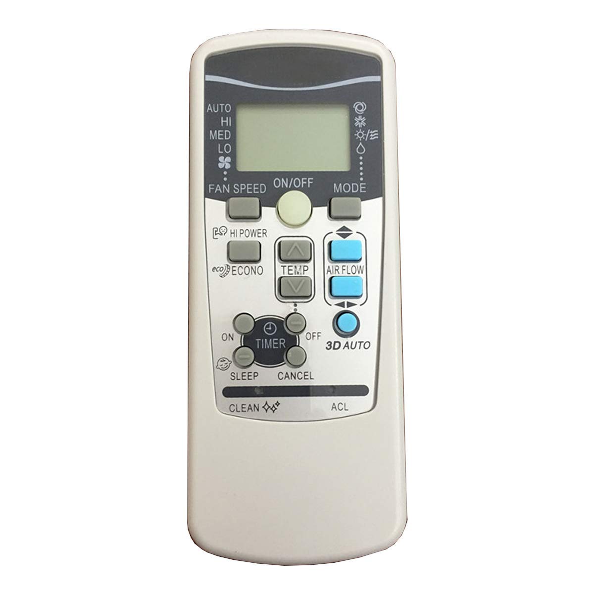 Remote Control for Mitsubishi RKX502A001F A/C Air Conditioner