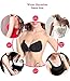 MEINAIER Invisible Silicone Bras For Women, Self Adhesive Strapless Bra With Drawstring, Reusable Push Up Bra