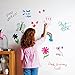 Dry Erase Wall Decal [Life of the Party] Over 6 Ft of Adhesive Whiteboard Turns Any Surface Into Monthly White Board Calendar or Weekly List