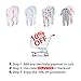Baby Girls' Footed Pajama - Zip Front 100% Cotton Long Sleeve Pink Dots Sleeper 12M - by Marque
