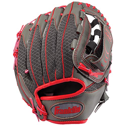 Franklin Sports Youth Teeball Gloves - Shok Sorb Kids Baseball + Teeball Mitt - Boys + Girls Fielders Gloves for Teeball, Baseball + Softball - 10.5
