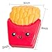 WATINC 3PCS Kawaii Food Squeeze Toys, Slow Rising Hamburger and Ice Cream Squeeze Toys for Kids Party Favors, Birthday Gifts, Cream Scented Stress Relief Toys
