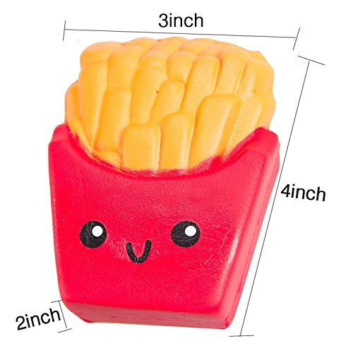 4 WATINC+Squishies+Hamburger+Squishy+Scented