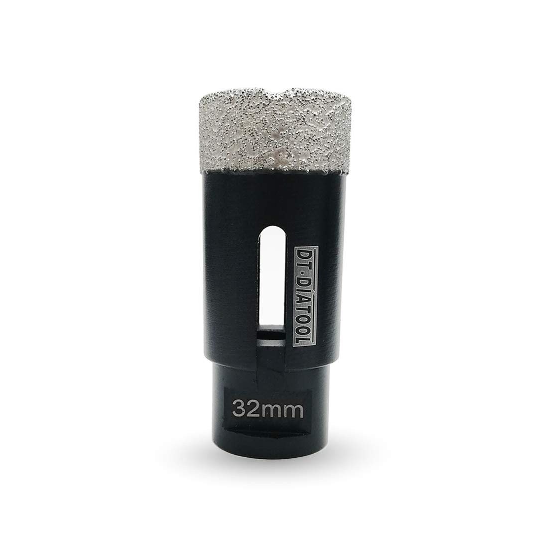 DT-DIATOOL Diamond Drill Bit 32mm Hole Saw for Dry Drilling Tile Porcelain Marble Ceramic Granite 75mm Length