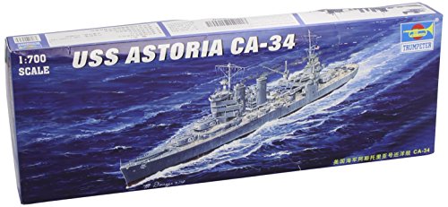 Trumpeter 1/700 USS Astoria CA34 Heavy Cruiser 1942 Model Kit