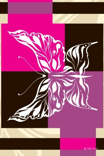My Daily Journal: Butterfly Abstract Background, Lined Journal, 6 x 9, 200 Pages by My Daily Journal
