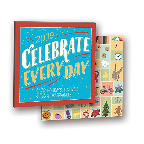 Orange Circle Studio 2019 Album Wall Calendar, Elizabeth T. Gilbert Celebrate Every Day