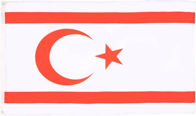 AZ FLAG Northern Cyprus Flag 2x3 ft 100D Polyester 2 Brass Grommets