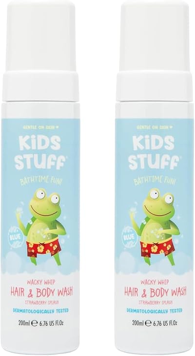 Kids Stuff Blue Wacky Whip Foaming Hair & Body Wash 200ml