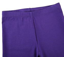 Bienzoe Girls School Yoga Leggings: Kids Cotton