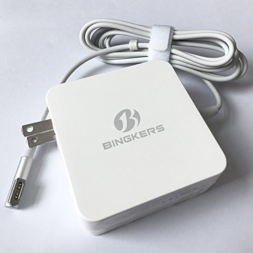 New Bingkers 60W Macbook Pro Charger Replacement 60W MagSafe 1 Power Adapter For MacBook and MacBook Pro 13" 13.3 inch Laptop A1172 A1344 A1130 A1184 adapter 16.5V 3.65A L-Tip connector