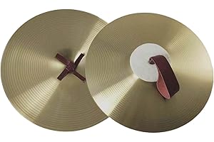 UGPLM Crash Cymbal Rhythm Beat Musical Instrument Traditional Hand Cymbals for Traditional Instrument Music Prayer, 10inch