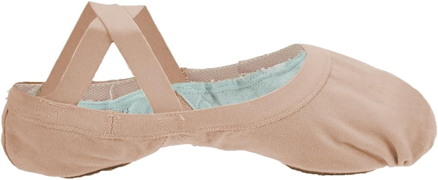 BLOCH 621 Pink Elastic Canvas Ballet 4L B Fitting Amazon.co.uk Shoes