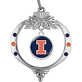 Illinois Pride Christmas Ornament