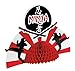 Ninja Warrior Birthday Party Decorations Bundle Pack (1 Tablecloth, 1 Centerpiece, 12 Hanging Swirls, 12 Balloons)