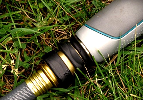 Heavy Duty 10 Pattern Garden Hose Nozzle Hand Sprayer - Metal Watering Nozzle - High Pressure | Thumb Switch Flow Control Spray Attachment | Suitable for Car Wash, Cleaning, Watering Lawn and Garden - Thumbnail 2
