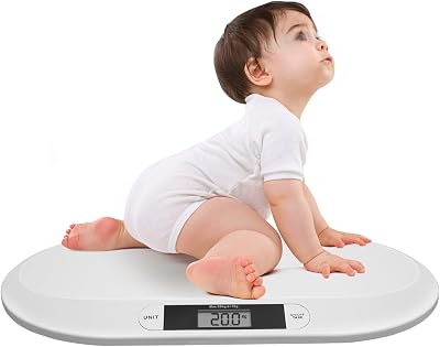 JUDEMII Baby Scale Digital LCD Display Tare Hold Max Weight 20kg