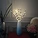 Babali Lighted Twig Branches 20 Inches 100 Led Battery and Electric / Corded Dual Power Brown Wrapped Artificial Willow Warm White Lighting Branch Lights Crafts with Timer