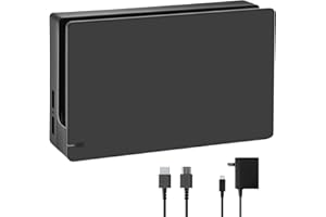 AUBERTARO Dock Station for Nintendo Switch,3-1 Docking Station for TV with HDMI Cable and AC Adapter, Replacement Charging Dock Set for Switch Console
