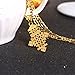 Africa Gold Necklace Ethiopian African Gold Wedding Cross Pendant Jewelry