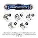 VeloChampion Bike Multitool 14in1 Compact Cycling Repair Kit Tool with Allen Keys, Screwdriver, Spoke Wrench, Tyre Lever - Portable & Durable Bicycle Maintenance + Storage Case