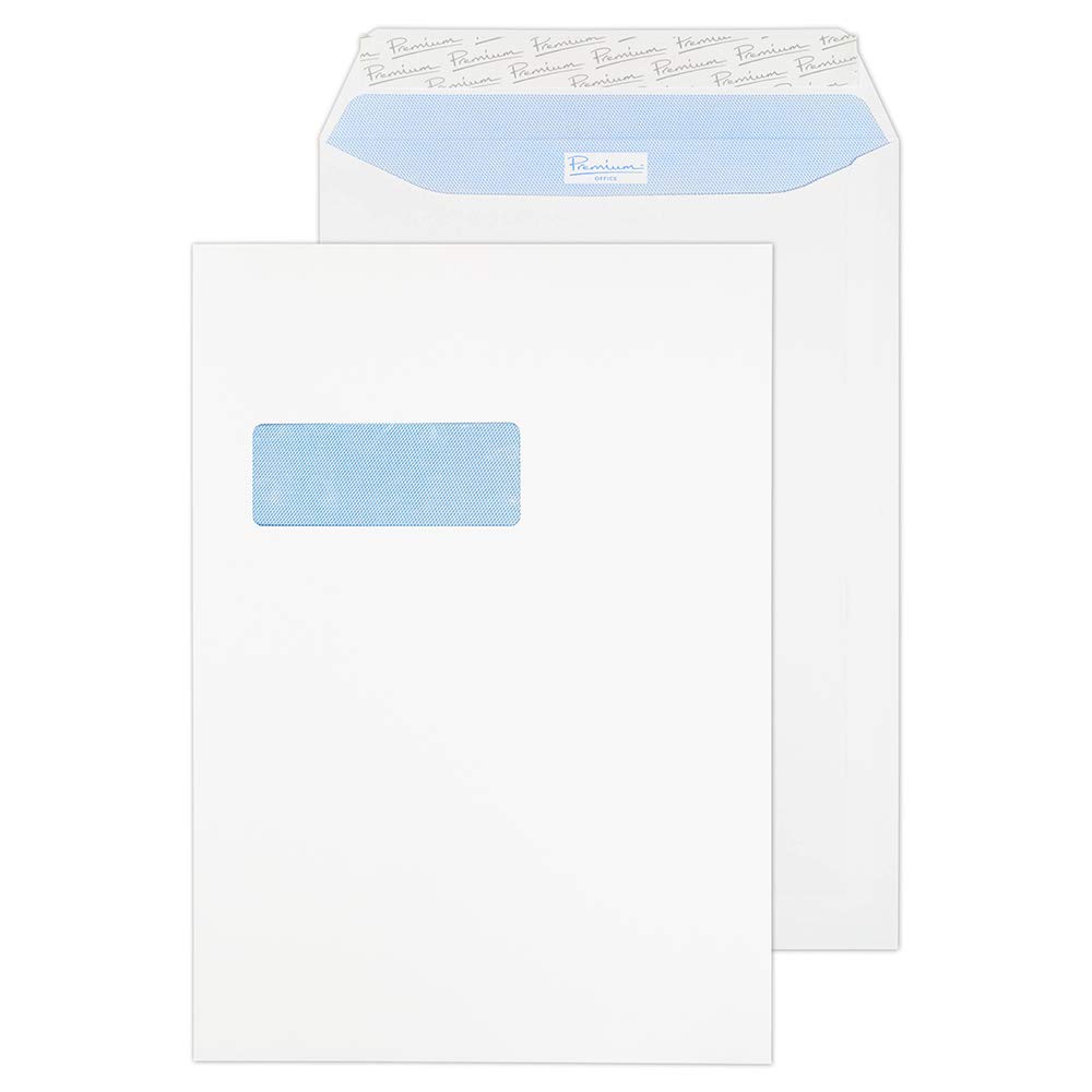 Blake Office - Premium Envelopes C4 (324 x 229mm) - Pack of 20 - Thickness 120GSM - FSC Certified White Envelopes 12.8 x 21.5 Inches - Business Envelope - Laser & Printer Compatible (36112)
