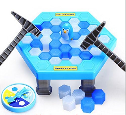 Ice Breaking Save Penguin Puzzle Table Game by Lethum, Great Family Fun Game, Ice Block Wall Paternity Interactive Toys