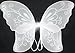 White Sparkling Fairy Costume Wings
